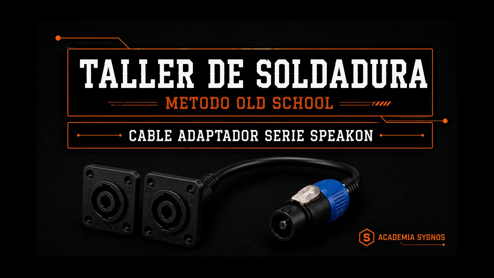 Cable adaptador Speakon «SERIE»